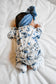 Rockin Royalty Ruffle Zip Footie
