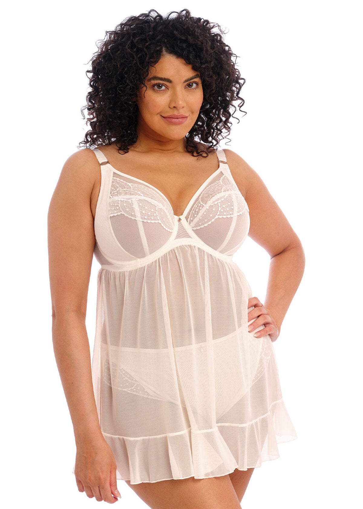 Priya Babydoll in Vanilla
